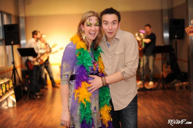 Radio Host and Fashion for Paws Committee Co-Chair Tommy McFLY gets FRESH with runway model Dr. Katy J. Nelson.